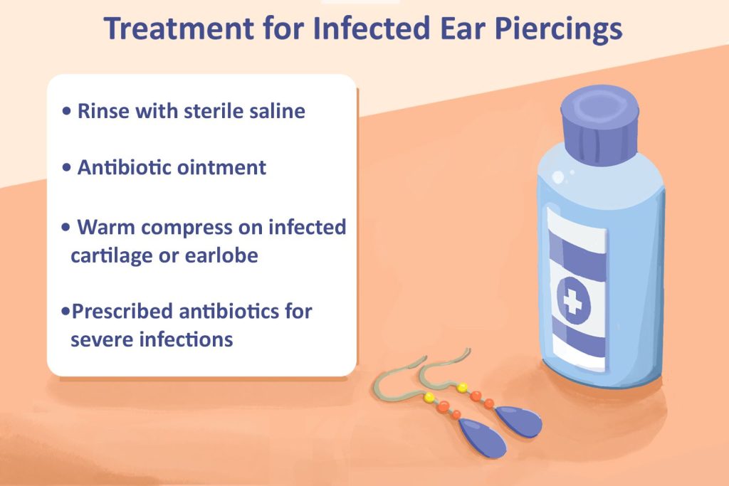 How to Care for Infected Ear Piercing
