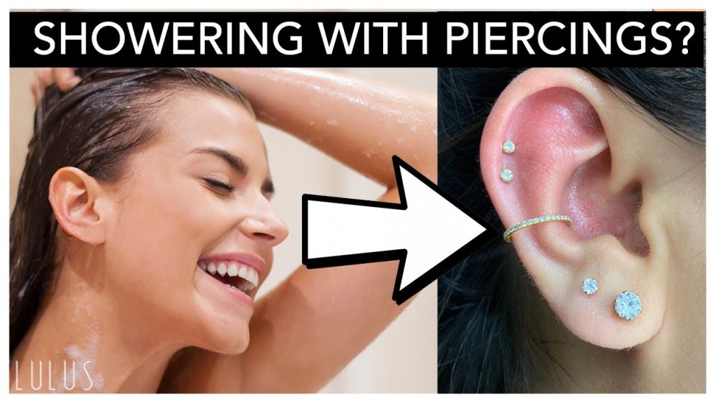 Should You Take a Shower With a New Ear Piercing