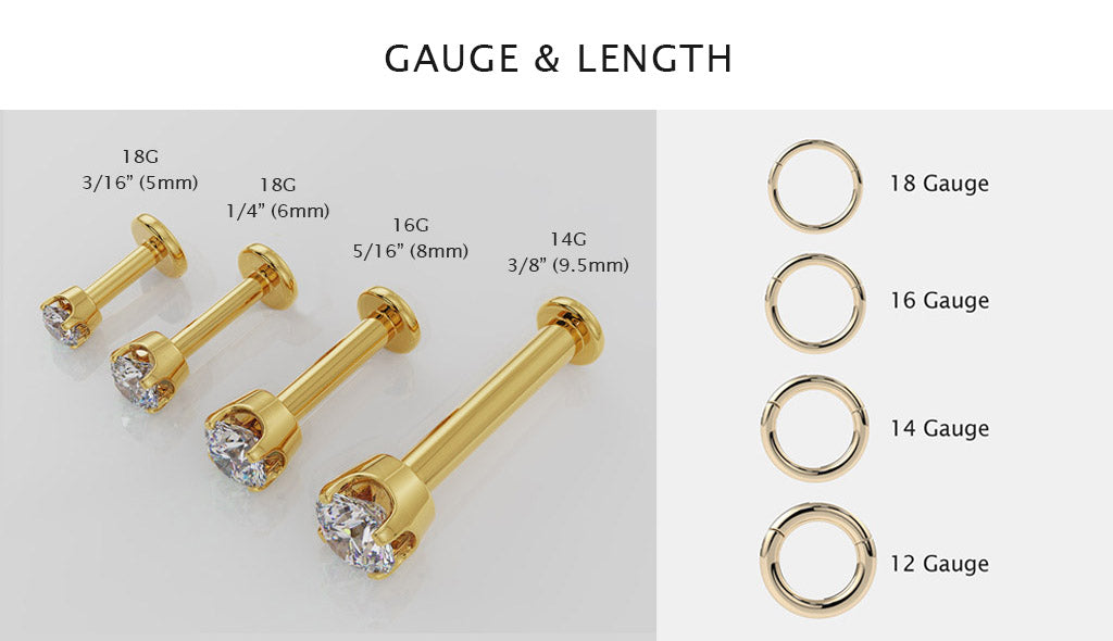 What Gauge is a Nose Piercing