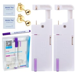 Firstomato 2PCS Disposable Ear Piercing Kit