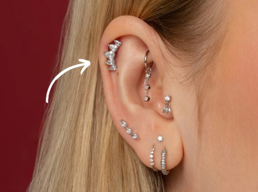 Best Earrings for Helix Piercing