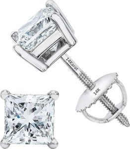 Central Diamond Center Diamond Stud Earrings