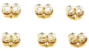 Esujen 14K Gold Earring Backs