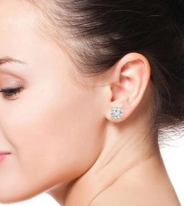 Houston Diamond District Cut Diamond Earrings
