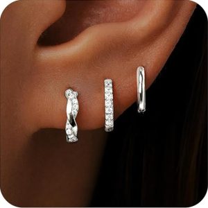 Inerney Small Sterling Silver Earrings