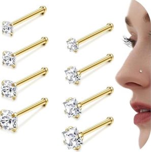 Jstyle Hypoallergenic Nose Rings