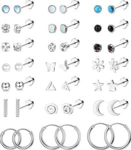LOLIAS Hypoallergenic Screw Back Earrings