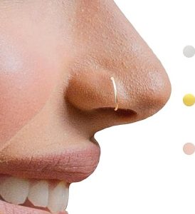 LUCKYJEWUS Tiny Nose Piercing jewelry