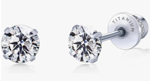 Limerencia Titanium Screw Back Earrings