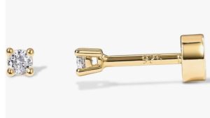 PAVOI 14K Flat Back Earrings for Women