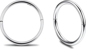 Serenity Sleepers Seamless Sleeper Hoop Clicker Earrings