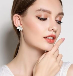 Spiritlele Faux Crystal Earring Studs