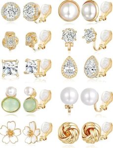 Tornito Clip on Stud Earrings