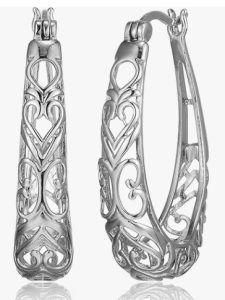 Amazon Collection Sterling Silver Earrings