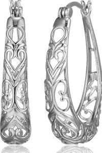 Amazon Collection Sterling Silver Earrings