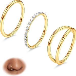 BodyBonita Surgical Steel Nose Rings Hoops