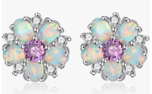 CiNily Flower Earrings for Short Hair