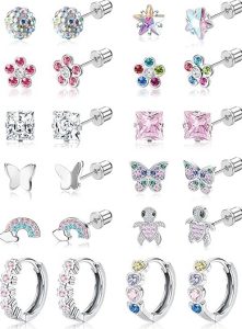 FIASASO Hypoallergenic Stainless Steel Earrings