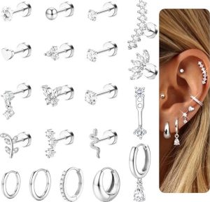 FUNRUN JEWELRY Helix Piercing Jewelry Earring