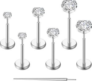 Gotumo 20G Flat Back Tragus Earrings
