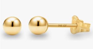 PAVOI 14K Gold Plated Stud Earrings