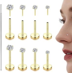 LOLIAS 4K Gold Plated Surgical Steel Studs