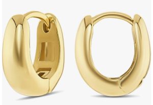 MILLA 14k Gold Huggie Earrings