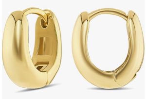 MILLA 14k Gold Huggie Earrings