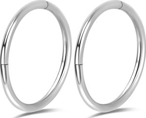 ORPIERCINGBOY Titanium Nose Rings for Sensitive Skin