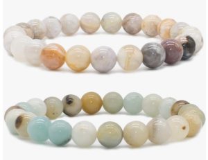 Bivei Natural Gemstone Round Beads