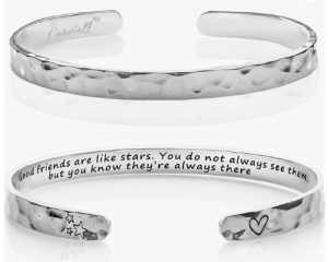 Carviell Engraved Cuff Bracelets for 2
