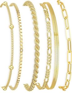 DEARMAY Waterproof Gold Plated Bracelets