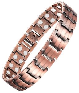 Feraco Men's Copper Magnetic Bracelet