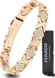 Feraco Women's Magnetic Bracelet for Arthritis