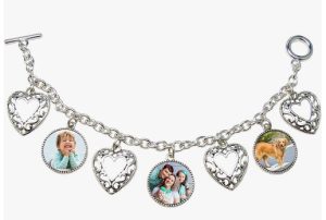 Holly Road Portrait 3 Photo Charm Bracelet