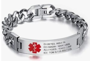 Lam Hub Fong Custom Medical Alert Bracelet