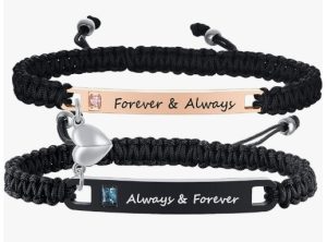 MEALGUET Personalized Couple Bracelet