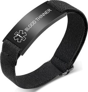 MEALGUET Personalized Medical Alert Bracelet