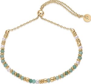 PAVOI 14K Gold Gemstone Beaded Bracelets