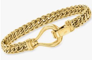 Ross-Simons 18kt Gold Cestina-Link Bracelet
