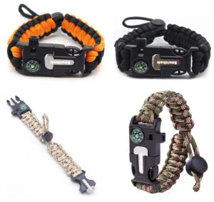 Smithok Adjustable Paracord Survival Bracelet