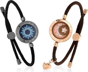TOTWOO Long Distance Touch Bracelets for 2
