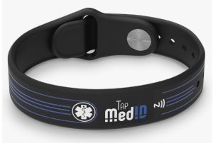 TapMedID Medical ID Bracelet for Dementia Patient