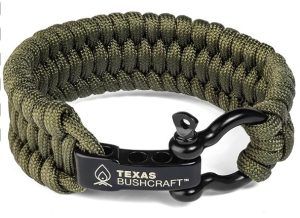 Texas Bushcraft Firecraft Cord Survival Bracelet