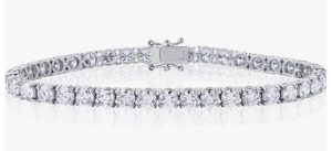 The Diamond Channel Lab Grown Diamond Tennis Bracelet