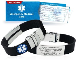 Universal Medical Data Sport Medical Alert Bracelet