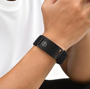 VNOX Medical Alert Id Bracelet for Men Women