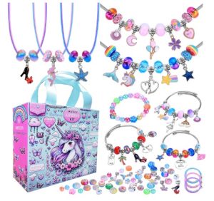 AIPRIDY 208 Pieces Charm Bracelet Making Kit