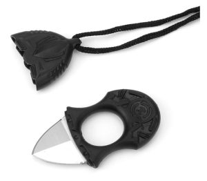 AZHU Neck Knife with Sheath & Necklace