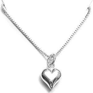 Alexandreasjewels Sterling Silver Heart Necklace